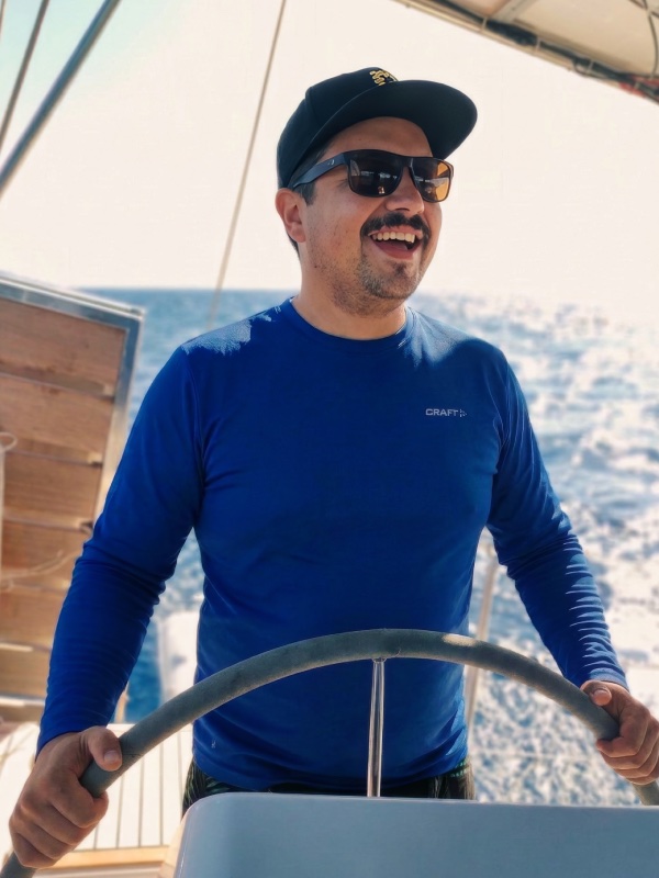 Vitaly at the wheel