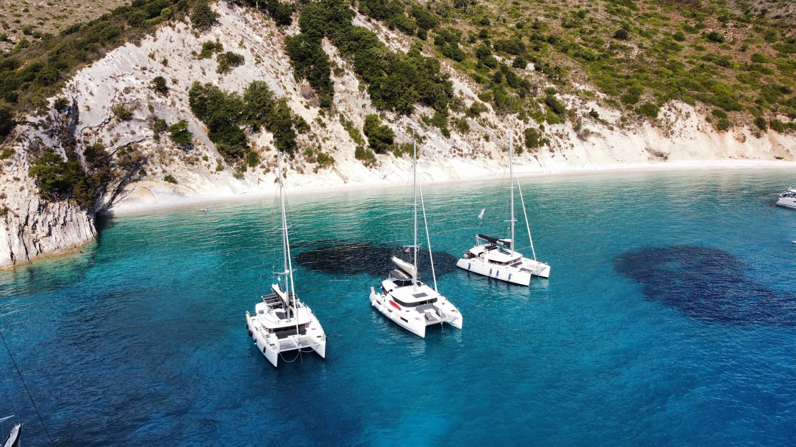 Filiatro beach, Ithaca, a wide pebble bay south of Vathy